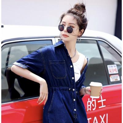 JUMPSUIT DENIM CỔ SƠ MI QUẦN SHORT - ND503